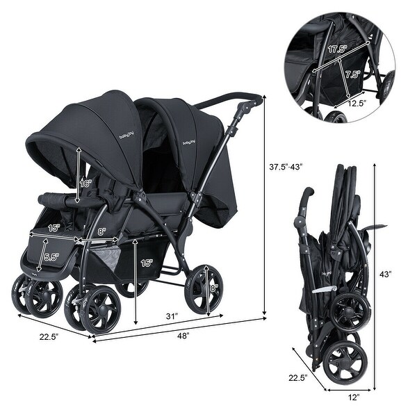 front back stroller