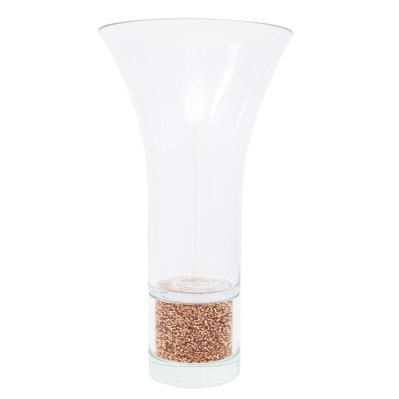 Sparkles Home Vetrina Crystal Vase - Rose