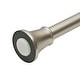 preview thumbnail 13 of 43, Utopia Alley Adjustable 72-Inch Shower Curtain Tension Rod - Rust-Proof Aluminum with Rubber End Cap, No Drill Installation