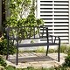 preview thumbnail 1 of 3, Outdoor garden terrace bench Black