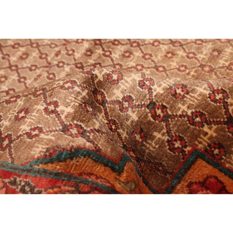 ECARPETGALLERY Hand-knotted Anadol Vintage Brown Wool Rug - 4'11 x 10'3