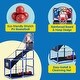 preview thumbnail 3 of 3, Arcade Basketball Game Set with 4 Balls