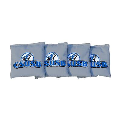 Cal State San Bernardino Coyotes Gray Cornhole Bags