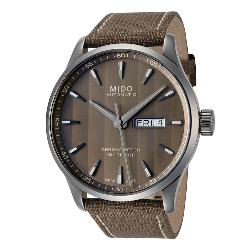 Mido Men's Multifort 42mm Automatic Watch M0384313709100 - Grey - N/A