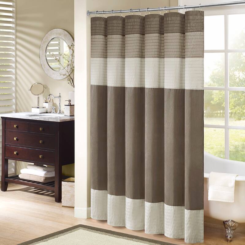 Faux Silk Classic Shower Curtain - Natural