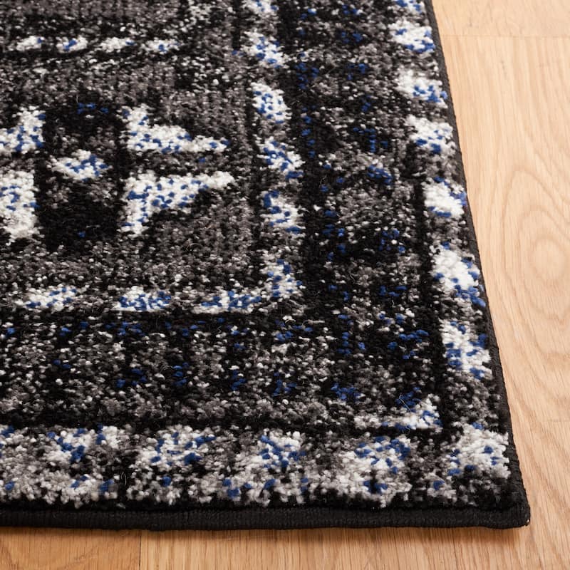 SAFAVIEH Vintage Hamadan Gody Oriental Distressed Rug - 2'3" x 8' Runner - Grey/Blue