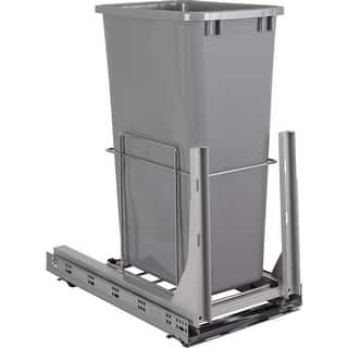 Hardware Resources EMBM Series Bottom Mount Single Bin Trash Can Pull