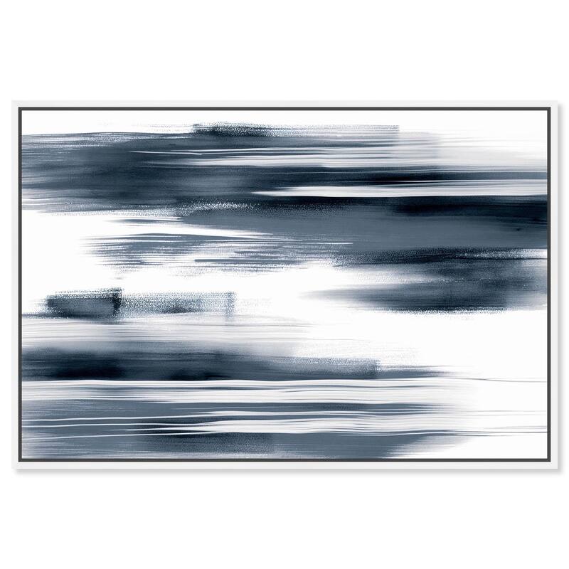 Blue Mirage II Canvas by Art Remedy - White - 36" x 24"