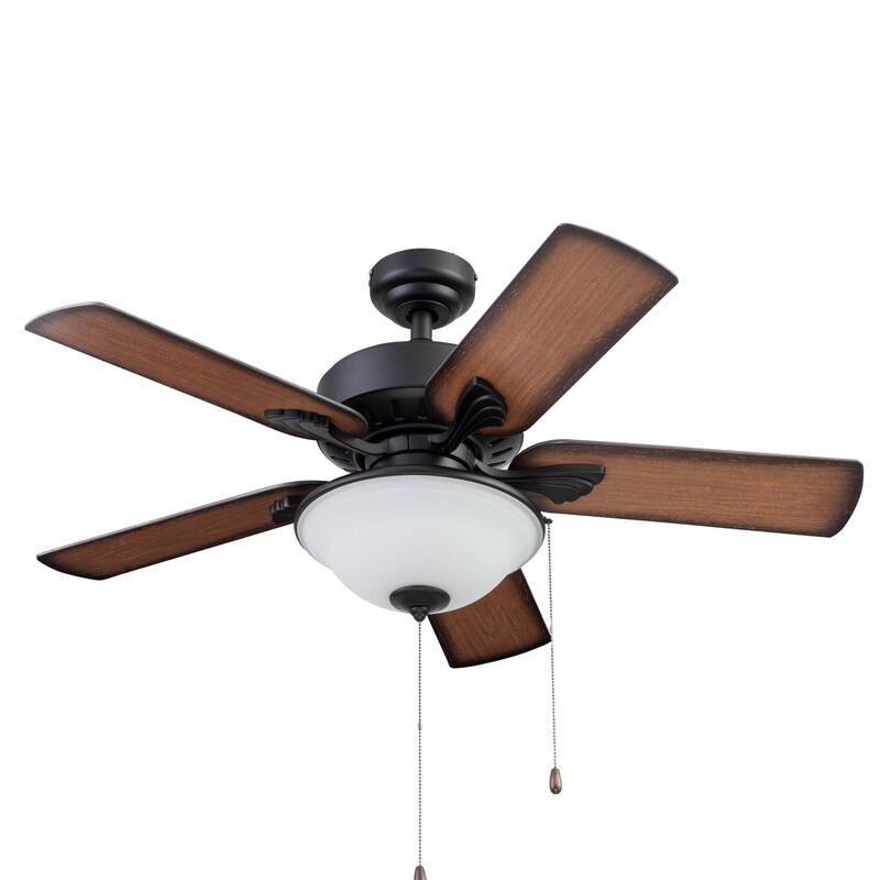 42" Prominence Home Viretta Wet Rated Indoor/Outdoor Ceiling Fan, Matte Black - 42