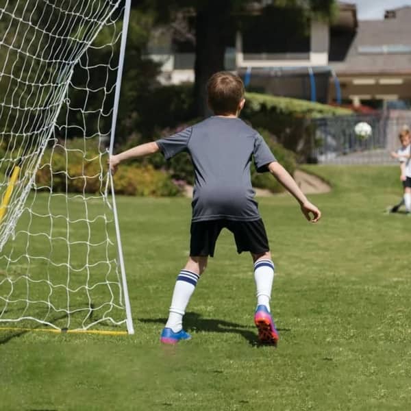 slide 2 of 4, Portable Pop-up Soccer Goal White
