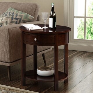 Convenience Concepts Cypress Wood End Table
