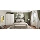 preview thumbnail 7 of 11, 3 Door Wardrobe Closet with 2 Hanging Rods and 5 Shelves, 47.2" White Armoire Wardrobe Freestanding Clothes Storage Cabinet