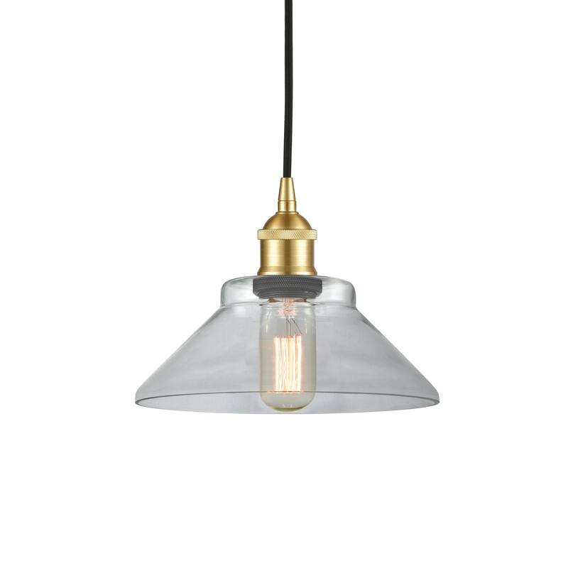 Innovations Lighting 616-1P-8-8 Orwell Pendant Orwell 8" Wide Mini - Satin Gold / Clear