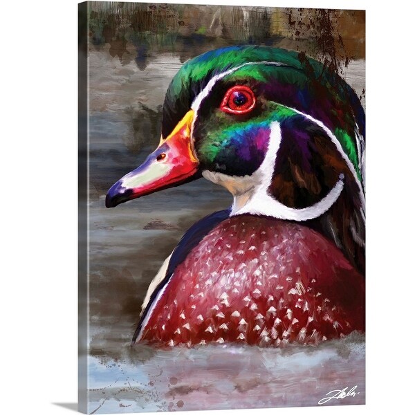"Wood Duck" Canvas Wall Art
