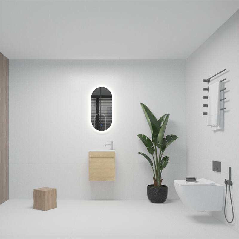 17 Inch Bathroom Vanity With Single Sink For Small Bathroom