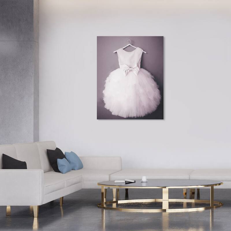 Wynwood Studio Fashion and Glam Tutu Dress White White and Traditional Wall Art Canvas Print - 36 x 30