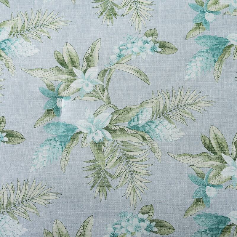 Tommy Bahama Floral Enchantment Cotton Reversible Blue Duvet Cover Set