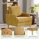 preview thumbnail 11 of 50, Accent Chair/Armchair for Bedroom Living Room with Wood Legs