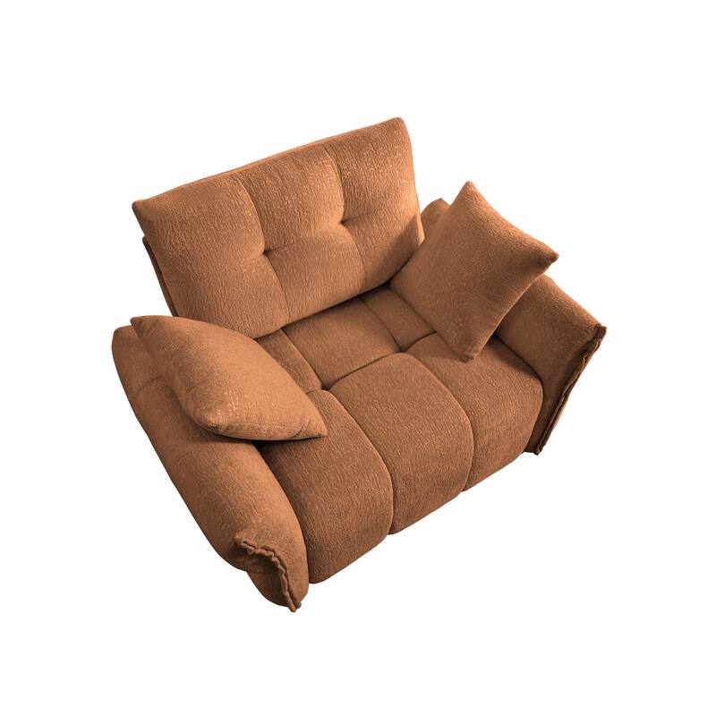 Modern Ergonomic Single Sofa Chairs with Pillows