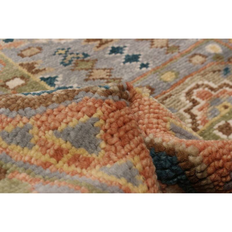 ECARPETGALLERY Hand-knotted Jules Serapi Grey Wool Rug - 8'11 x 11'11