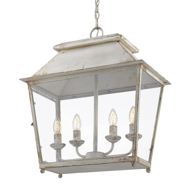 Golden Lighting Abingdon 4 Light 21" Wide Taper Candle Pendant with