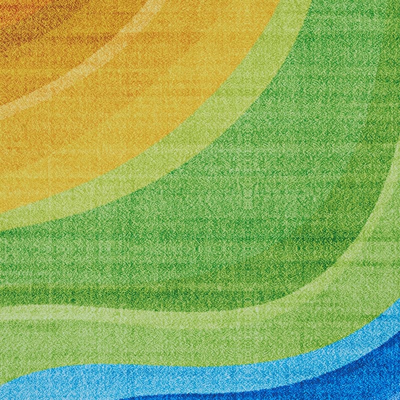 Dream Decor Rugs Color Arch Sugarcane Multicolor Abstract Area Rug