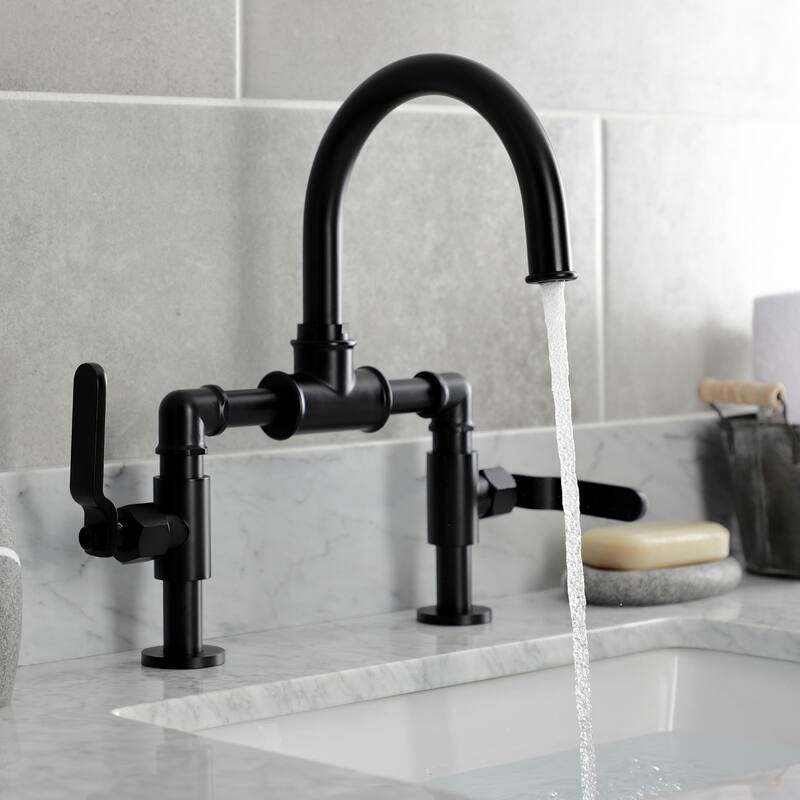 Kingston Brass Whitaker Bridge Bathroom Faucet