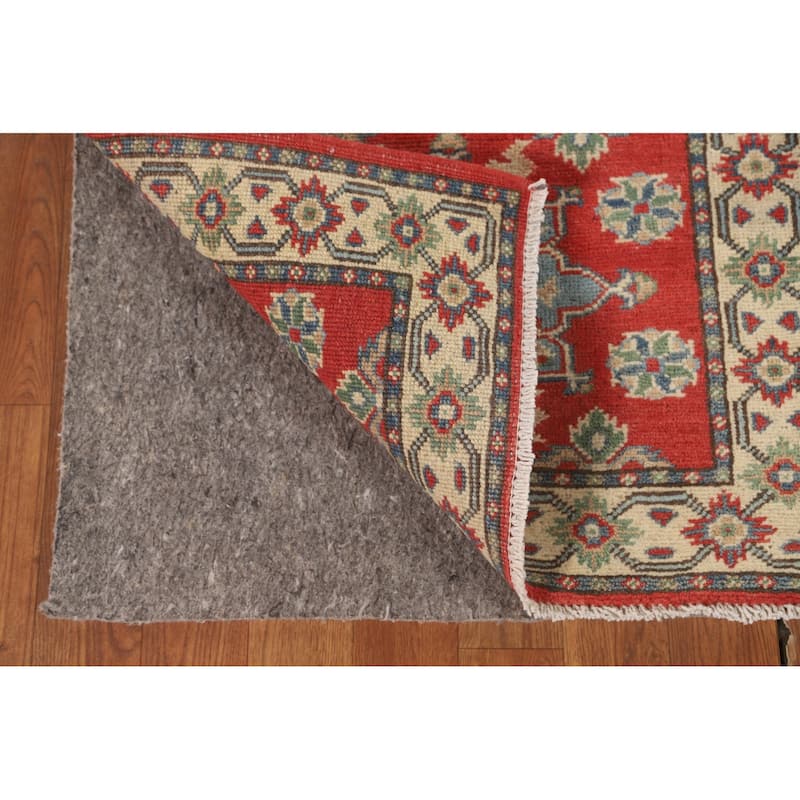 Kazak Runner Rug Hand-Knotted Oriental Wool Carpet - 2'2" x 5'10"