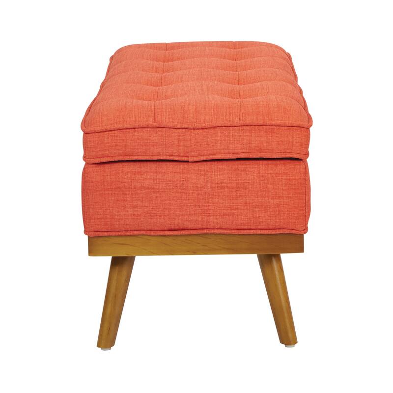 Carson Carrington Sastamala Mid-century Storage Bench