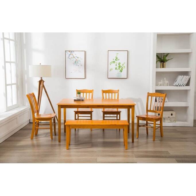 Shaker Style Solid Wood Dining Bench