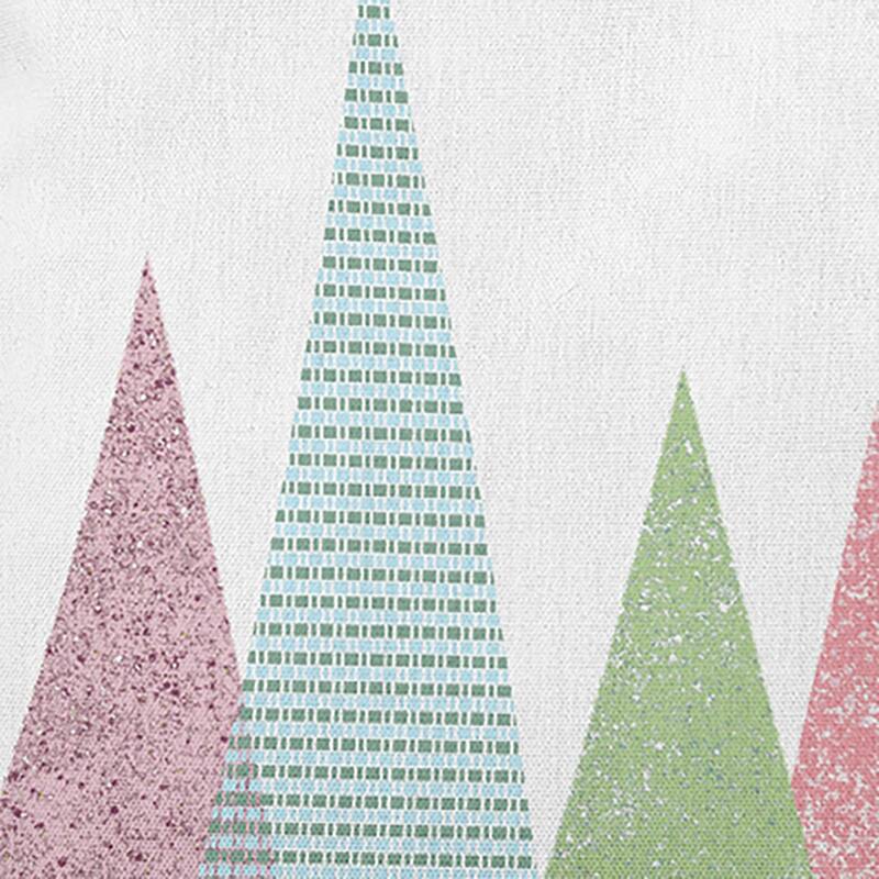 Triangle Trees Christmas Accent Pillow