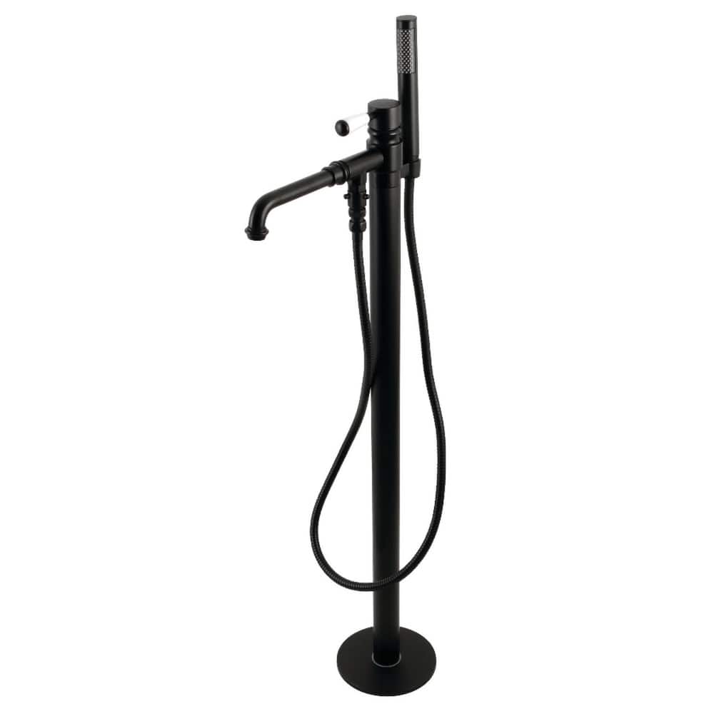 Kingston Brass Paris Floor Mounted Tub Filler with Built-In Diverter �