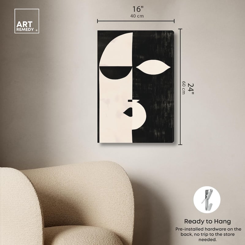 Divided Self I Canvas by Art Remedy, Gallery Wrapped