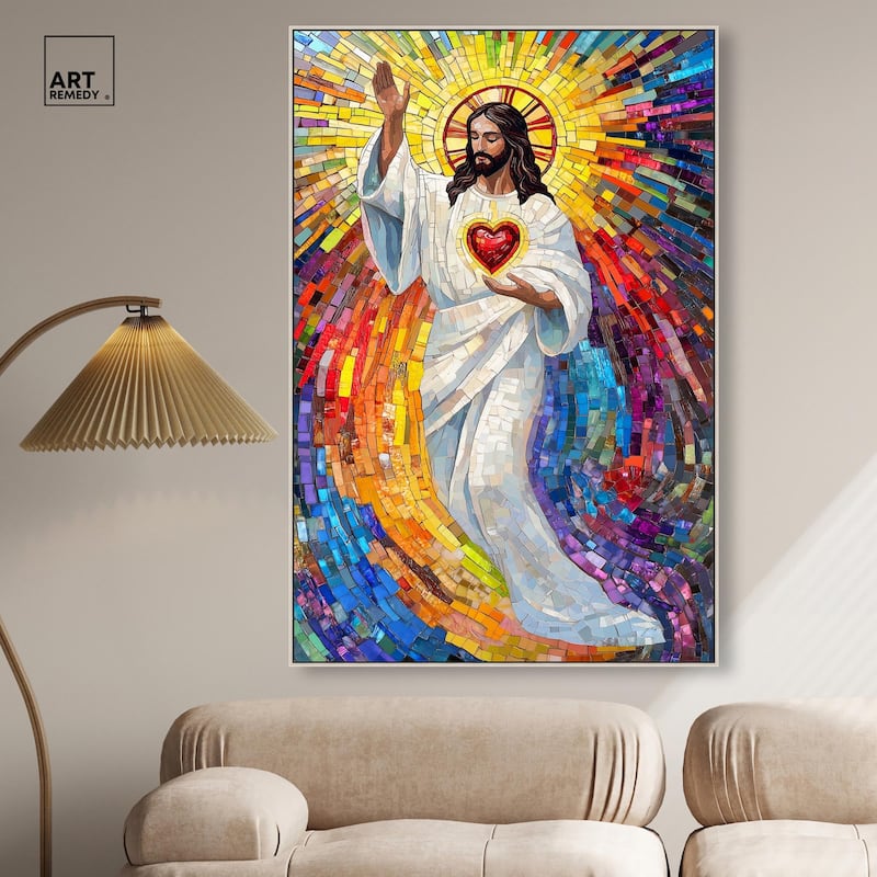 Blocks of Benediction II Canvas by Art Remedy