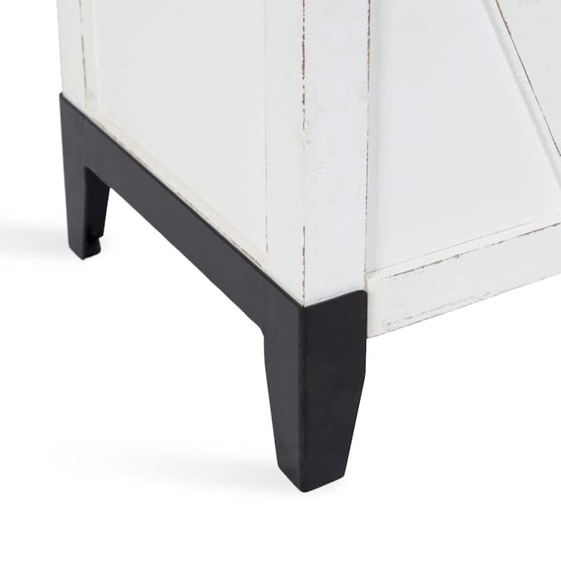 Kate and Laurel Cates Wood Coffee Table with Trunk Storage - 35x19x18