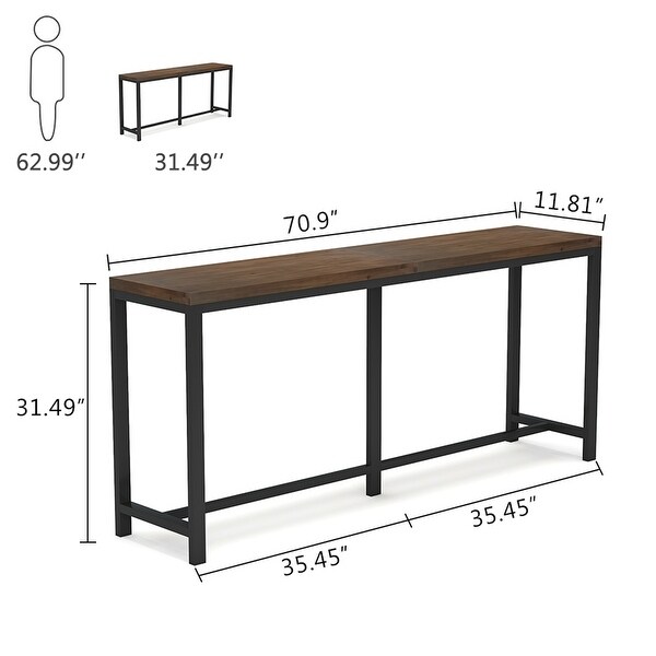 extra long console table