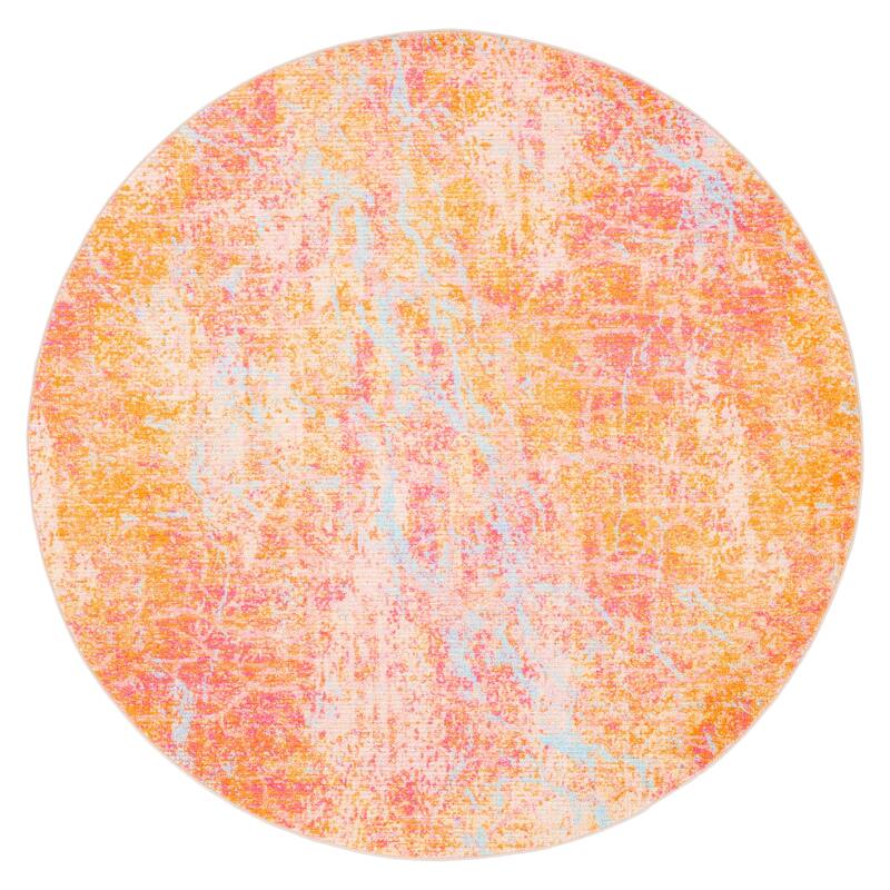 SAFAVIEH Sequoia Machine Washable Slip Resistant Caddie Abstract Rug