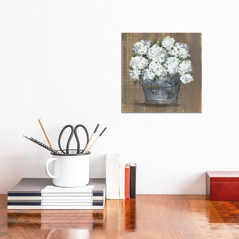 iCanvas "Heavenly Hydrangeas I" by Julie Norkus Canvas Print - 12x12x0.75