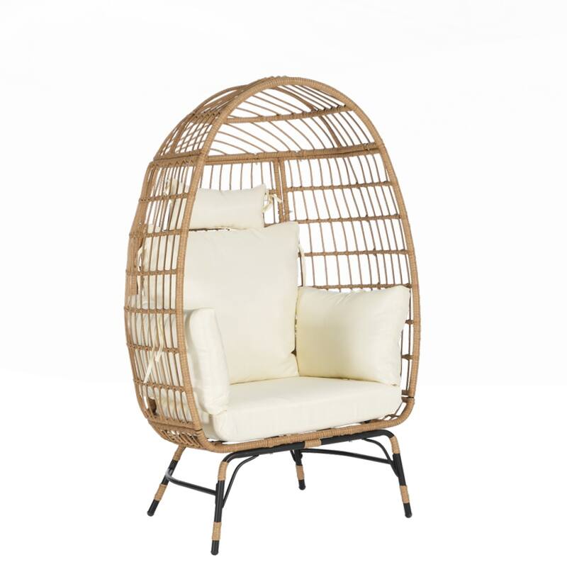 Oversized Large Egg ChairS with Ottoman