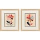 preview thumbnail 2 of 2, Paragon Comfort Flowers II Framed Art - Set of 2