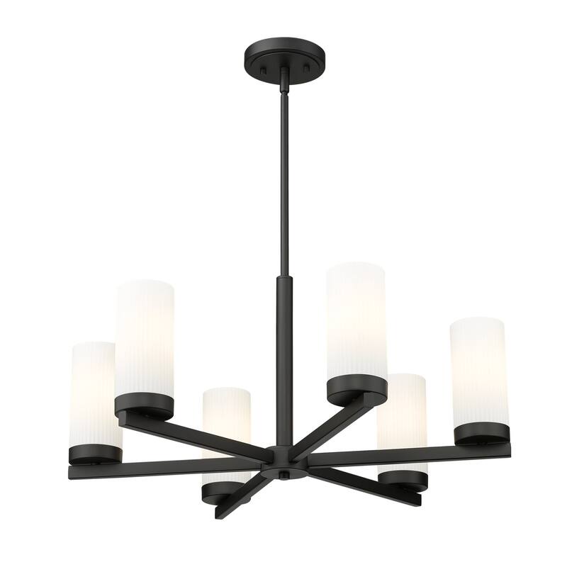 Z-Lite 3044-6 Danica 6 Light 26" Wide Candle Style Chandelier