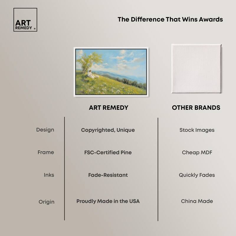 Pastoral Peace I Canvas by Art Remedy