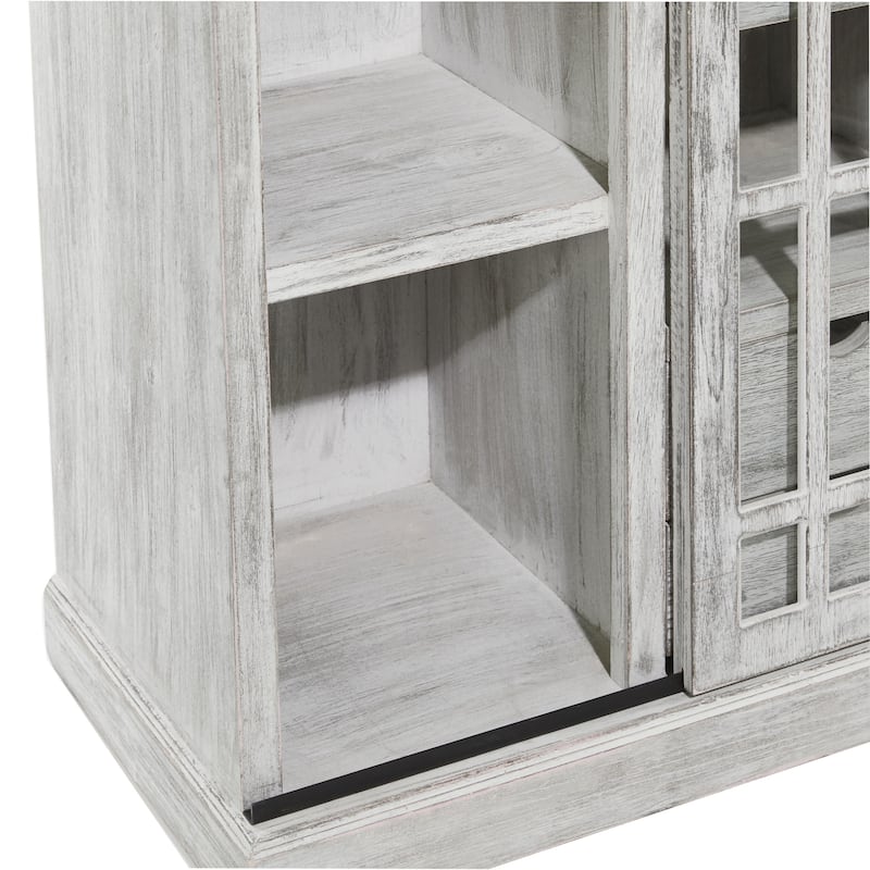 Wood Room Cabinet - White - Roche River Decor