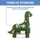 preview thumbnail 4 of 4, Dinosaur Bookcase - Greenguard Gold Certified