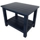 preview thumbnail 84 of 85, Vineyard HIPS Outdoor Folding Eco-Friendly All Weather Seashell Adirondack Chairs (12-Piece Conversation Set)
