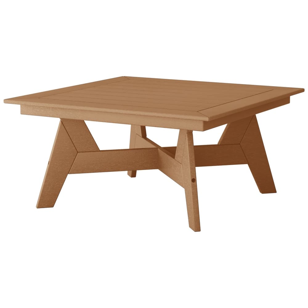 Birchwood All Weather HDPE Outdoor Patio 37 Inch Square Conversation Table