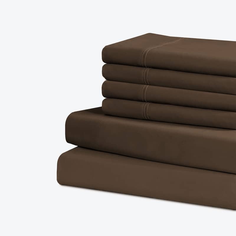 Swift Home Premium Ultra Soft Microfiber 6-Piece Sheet Set with Extra Pillowcases