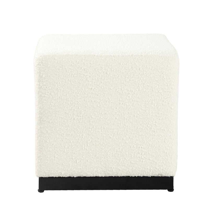 HomePop Modern Cube Ottoman