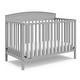 preview thumbnail 24 of 35, Graco Benton 5 in 1 Convertible Crib with Premium Foam Crib and Toddler Mattress Pebble Gray