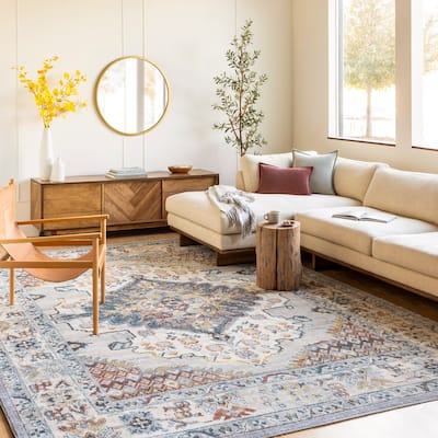 Livabliss Elmas Traditional Persian Medallion Area Rug